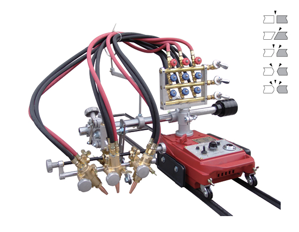 CG1-30sp-400 Portable multi torch oxy-fuel beveling and cutting machine in Colombia
