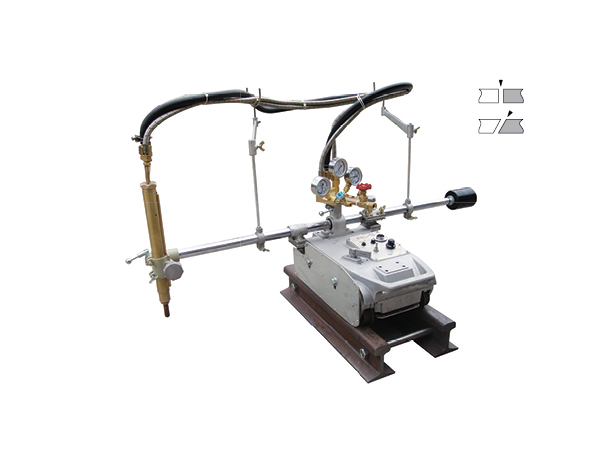 CG1-75 Track guide straight oxy-fuel gas cutting machine for thick plate heavy board cut in Colombia