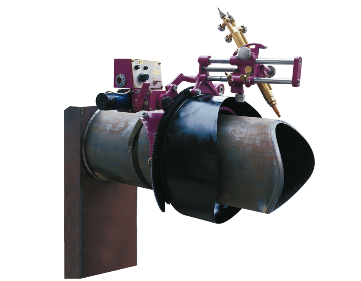 HK-203 Portable Pipe intersection tube profiling shape cutter cutting machine in Colombia