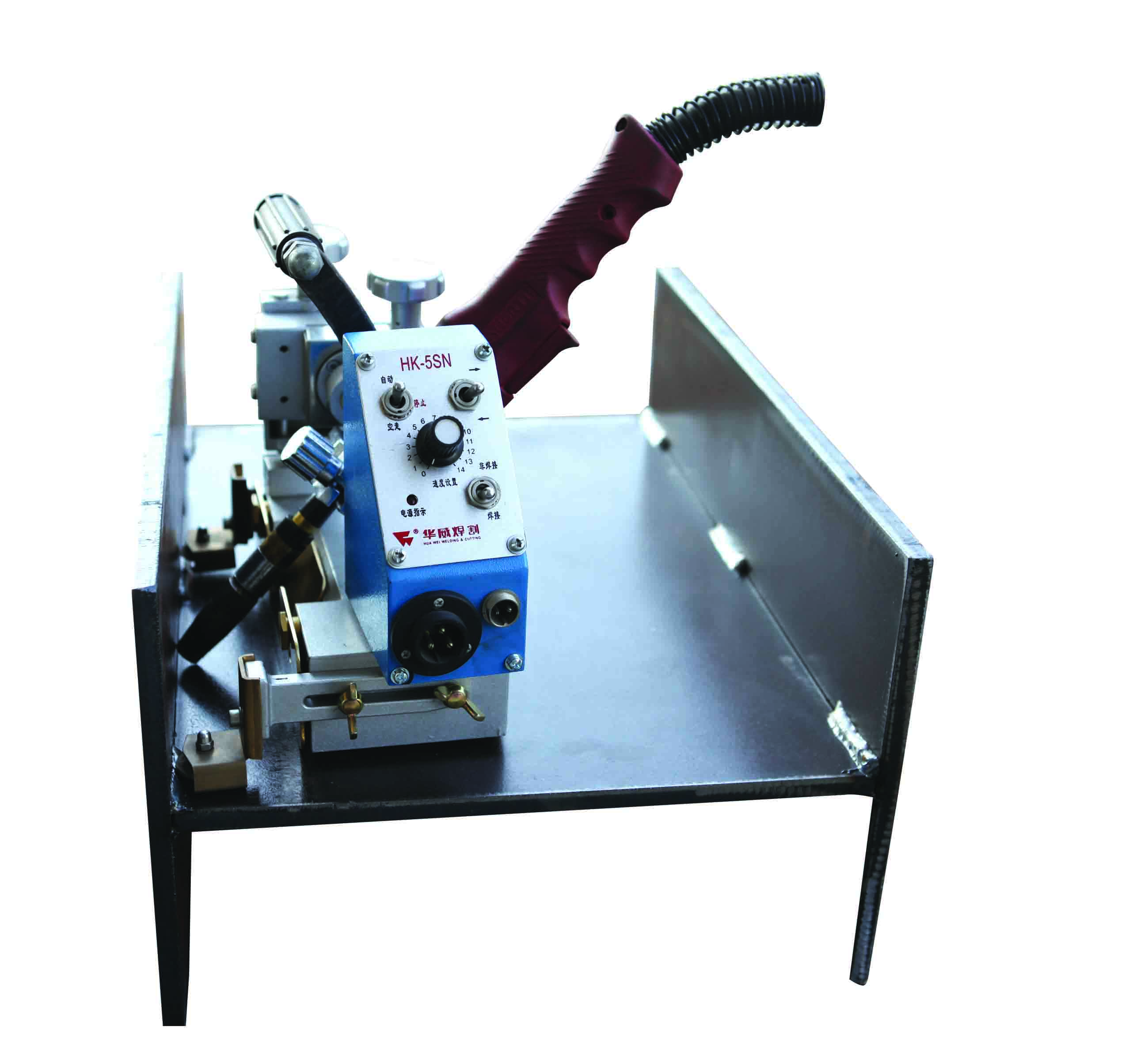 HK-5SN Wel Handy Super Narrow Compact Samll Fillet Stitch Angle Welding Carriage Tractor in Colombia
