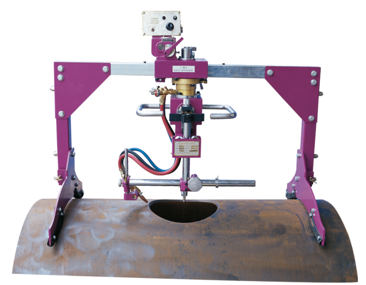 HK-600D Automatic tube pipe hole flame cutter cutting machine in Colombia