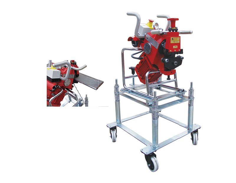 CHP Model automatic walking feed plate beveling machine in Colombia